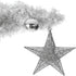 Homesmiths 90cm Ramadan Tree with 60 Lights, 8 Balls & Accessories Silver