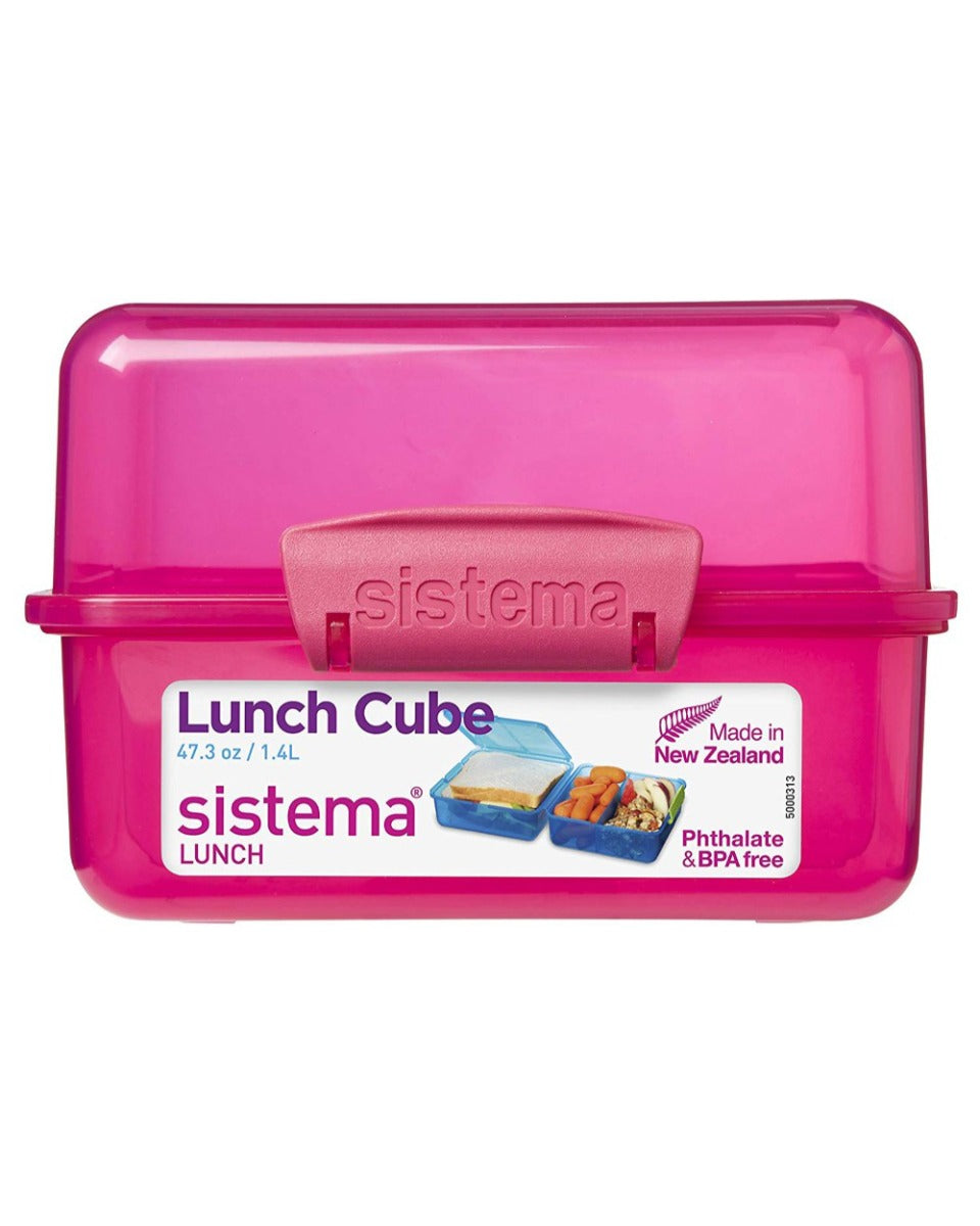Sistema Lunch Cube Colored 1.4L Pink