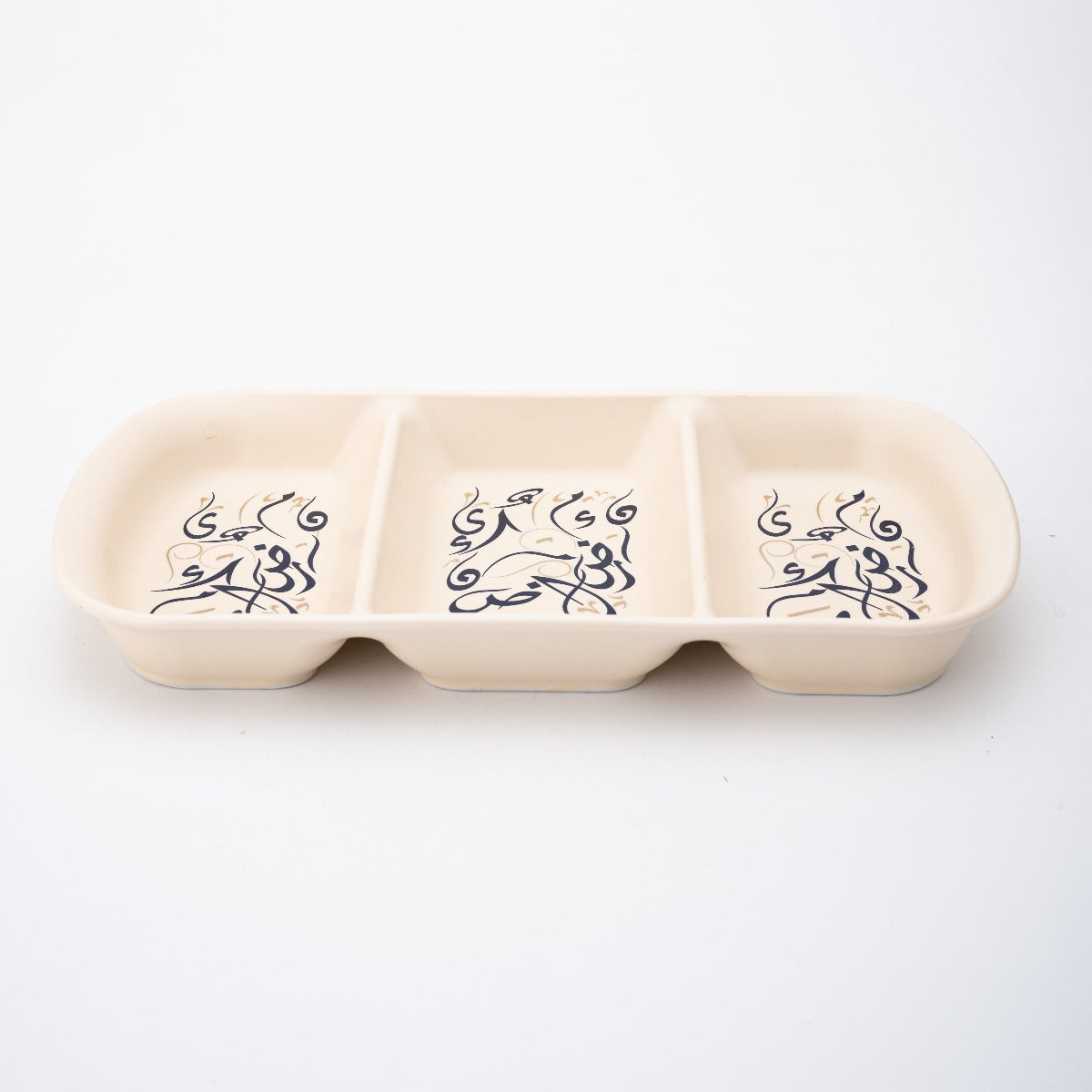 Rosa Kalemat 3 Divided Serving Plate