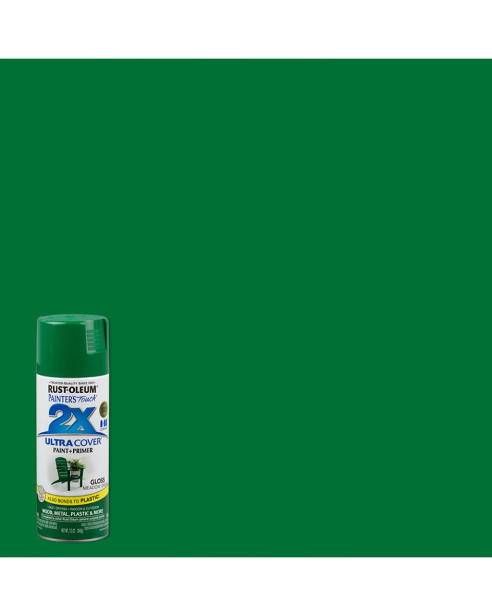 RustOleum PT 2X Ultra Cover Gloss Meadow Green 12Oz