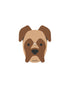 Vavana Buddies Energetic Paper Car Vent Fresheners Dog
