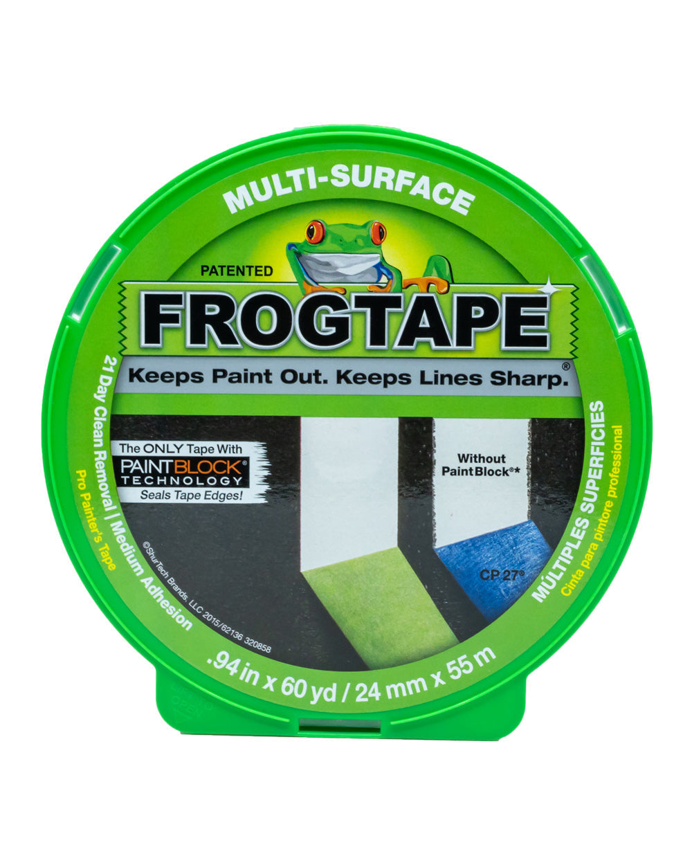 Shurtape Frog Tape .94 Inch x 60 Yards