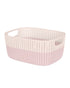 Simplify Sailor Knot Storage Tote Two Tone Large Blush