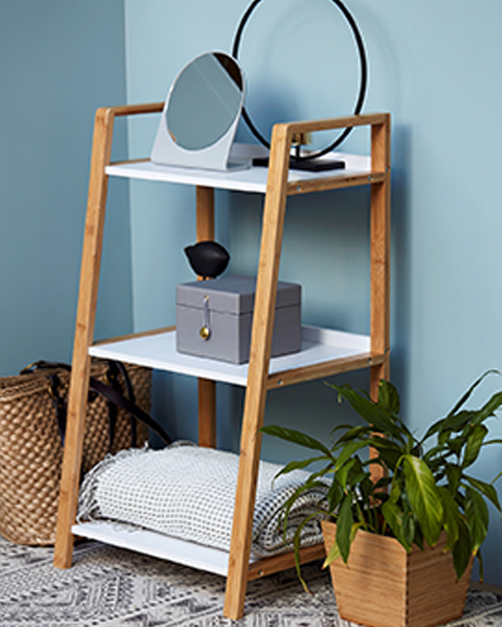 Wenko 3 Tier Shelving Unit Finja