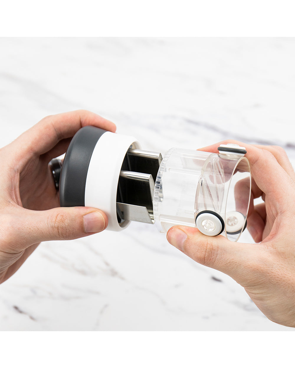 Tovolo Chop & Spin Mini Chopper Charcoal