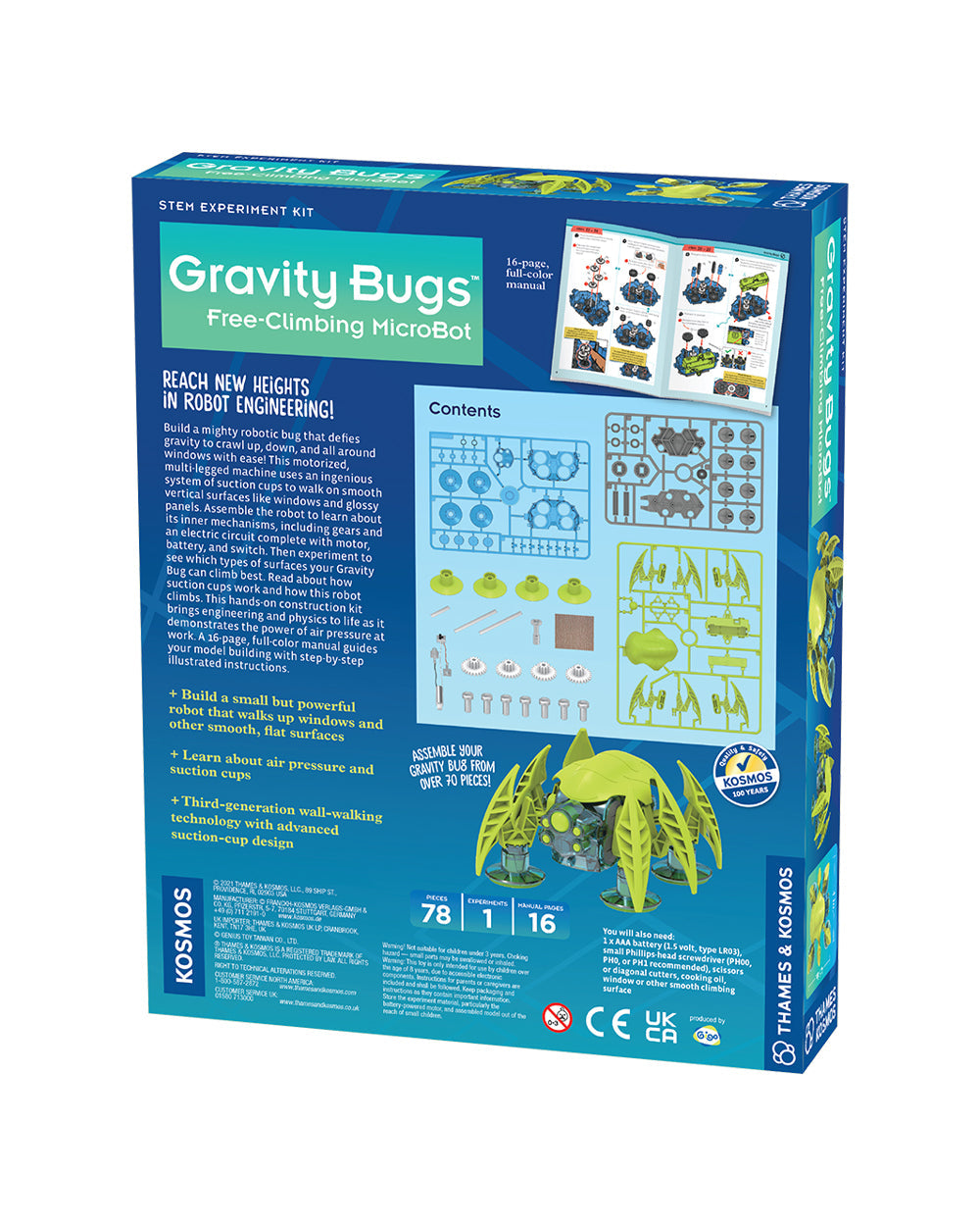 Thames & Kosmos Gravity Bugs STEM Experiment Kit