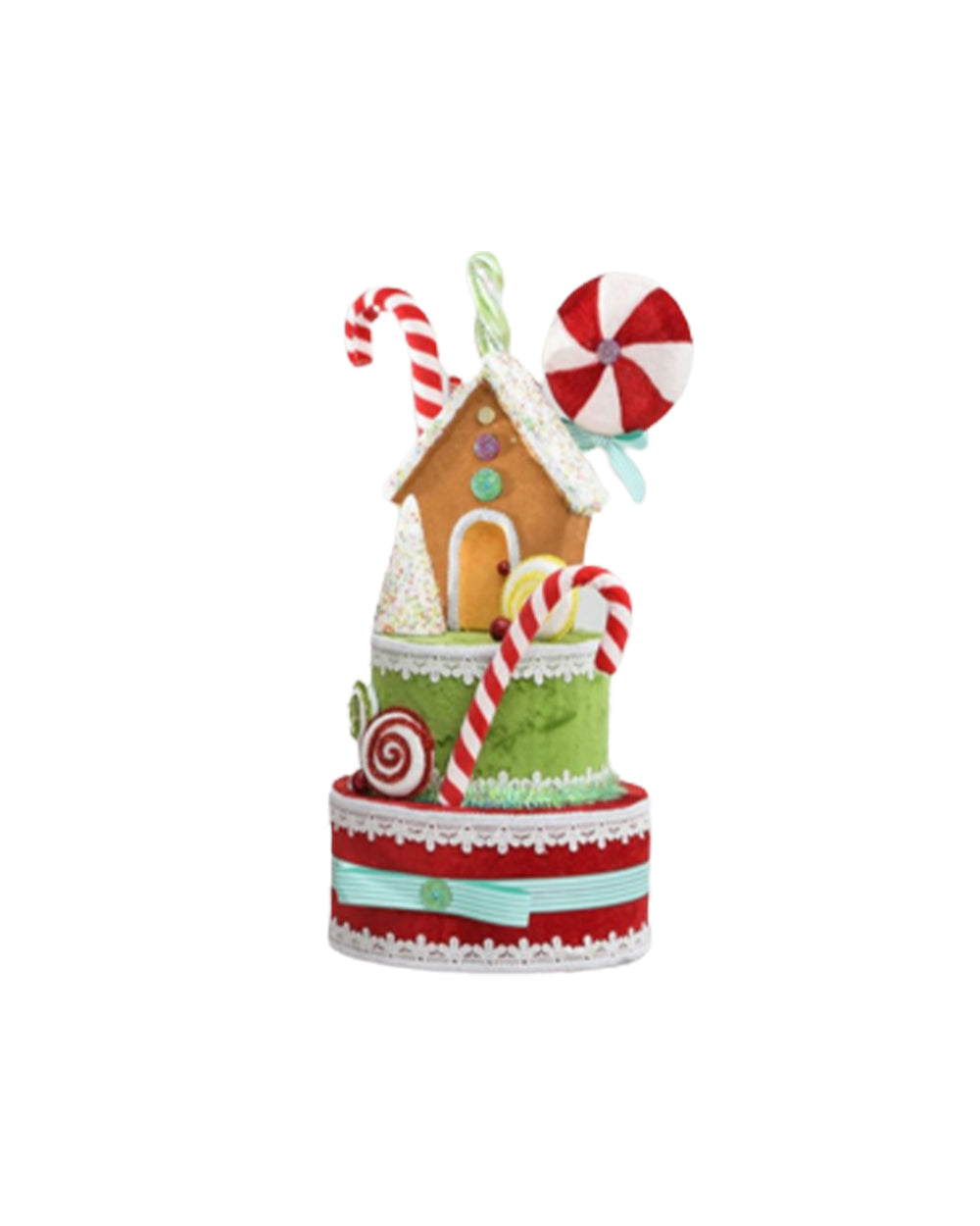 Swift 58cm Cake & Candy Cane Ornament