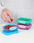 Sistema Rectangular Lunch Colored 3 Pack 200ML