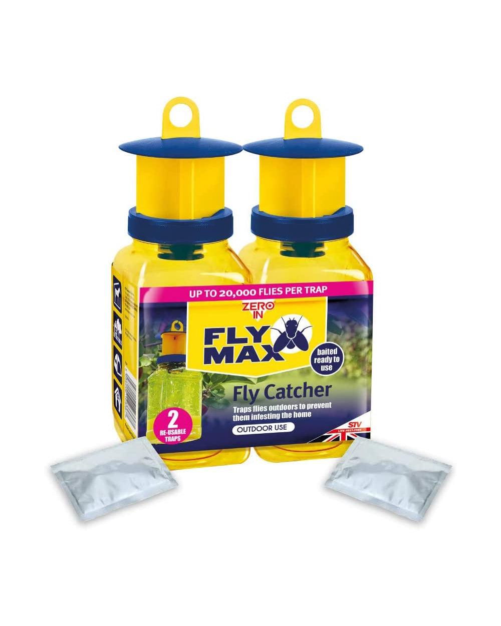 Zero In Fly Max Re-Usable Fly Catcher Pack of 2