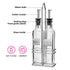 Fissman Oil & Vinegar Bottle Set 2 x 250ML with Rack Glass