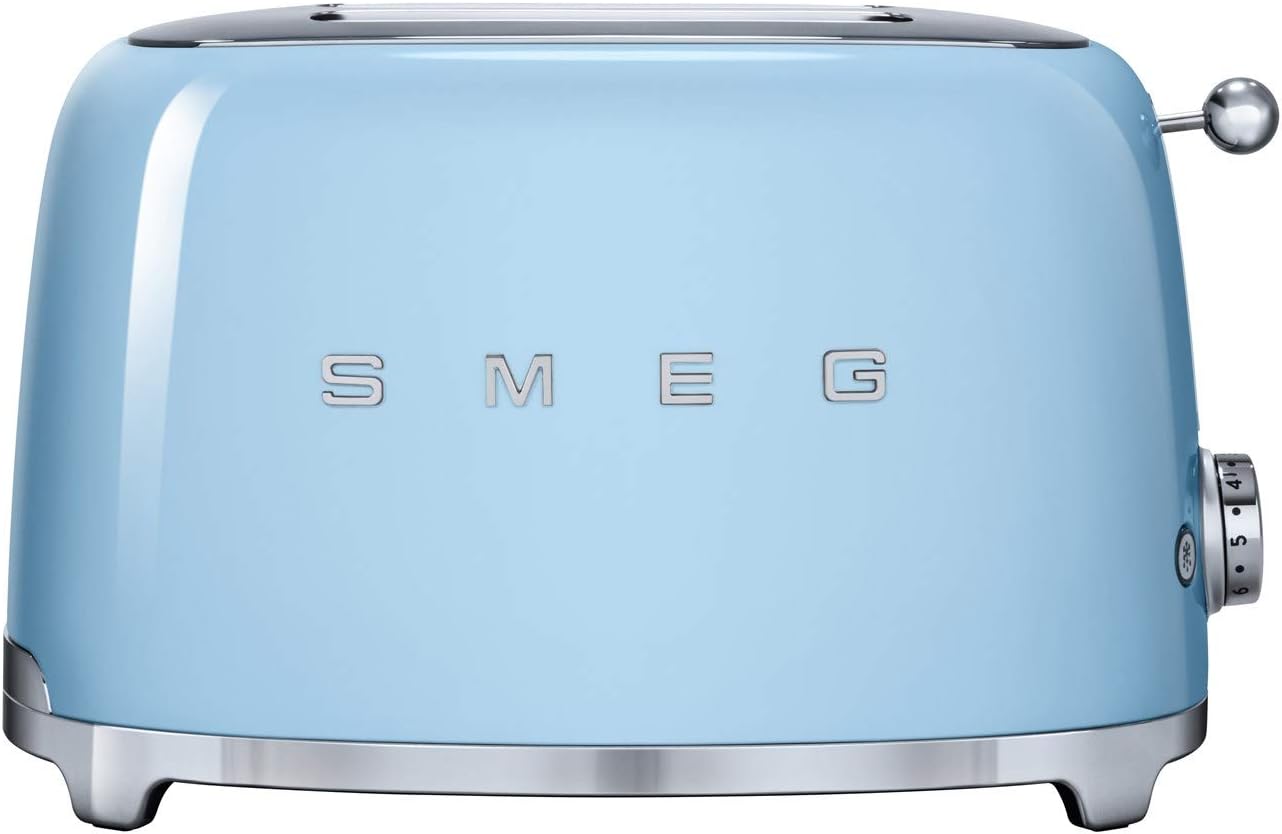 Smeg 2 Slice Toaster Pastel Blue