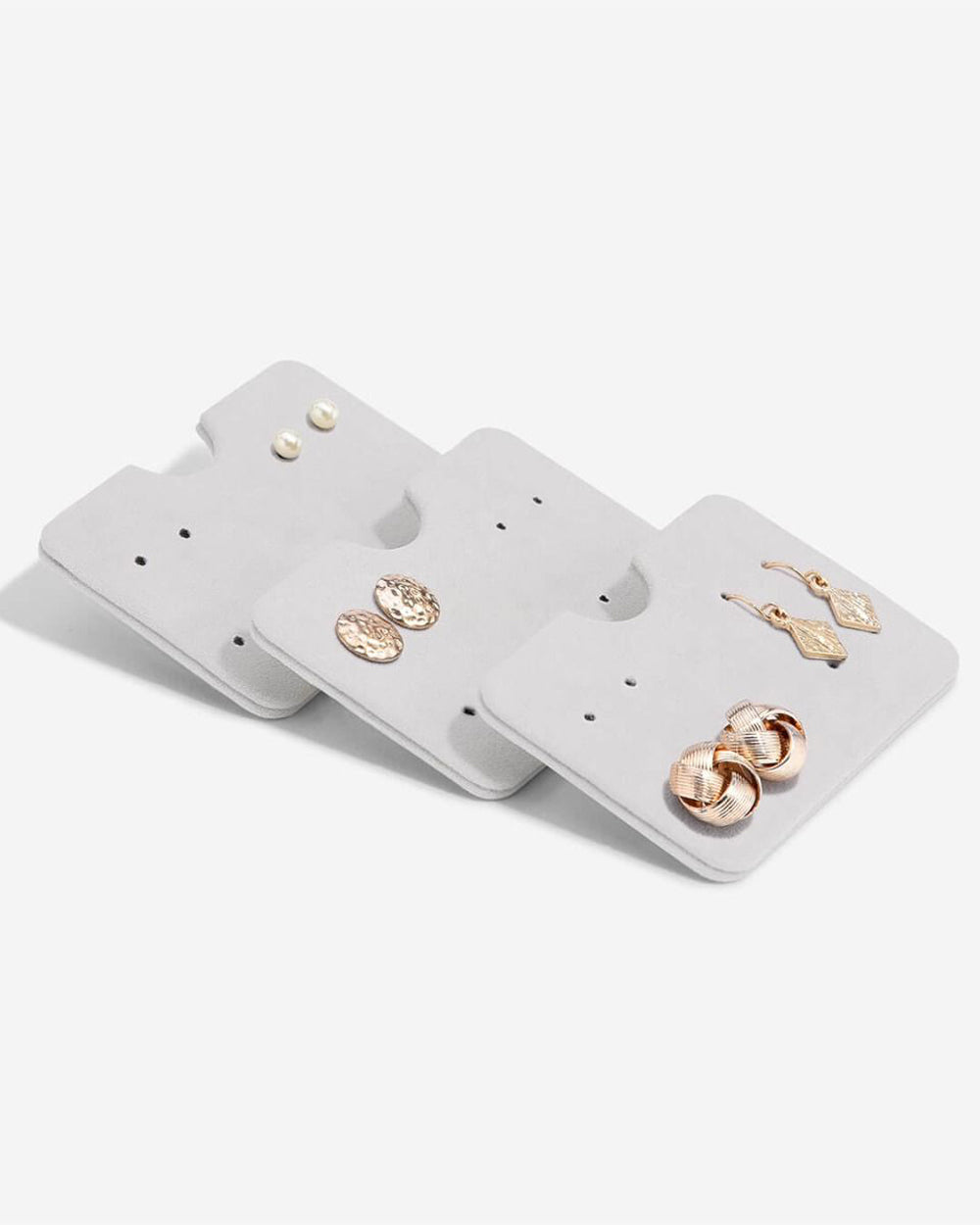 Stackers Grey Earring Display Accessory Set Of 3