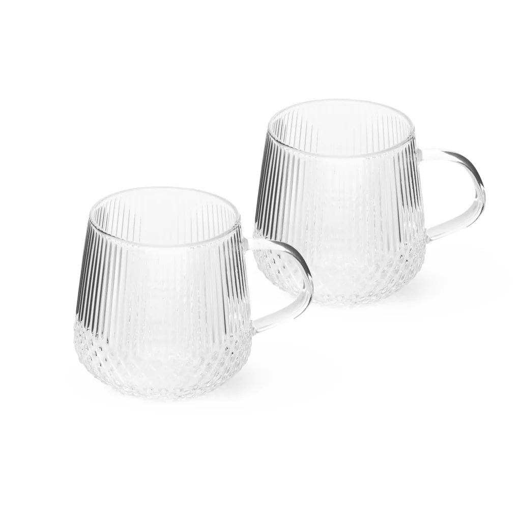 Fissman 2 Pieces Cups 410ML Borosilicate Glass