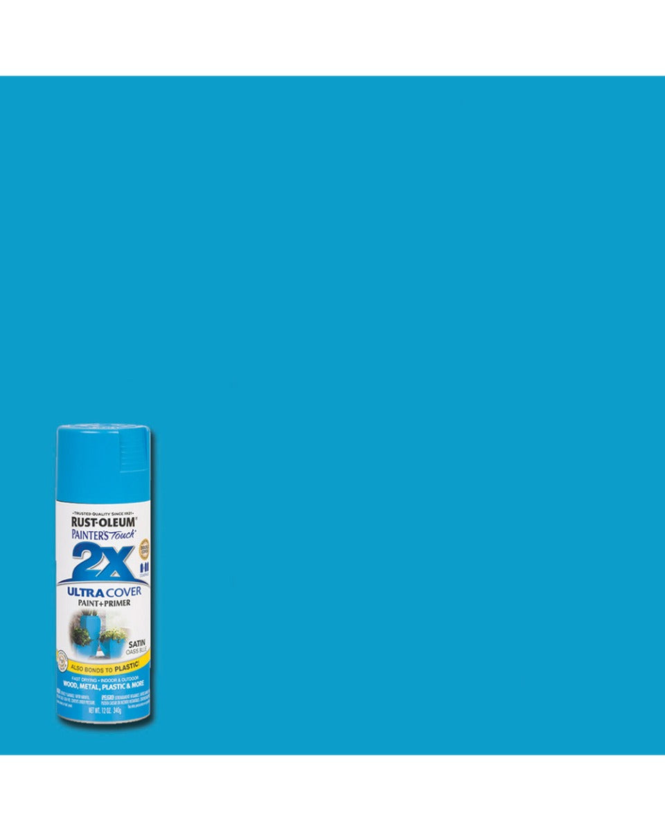 RustOleum PT 2X Satin Oasis Blue 12Oz