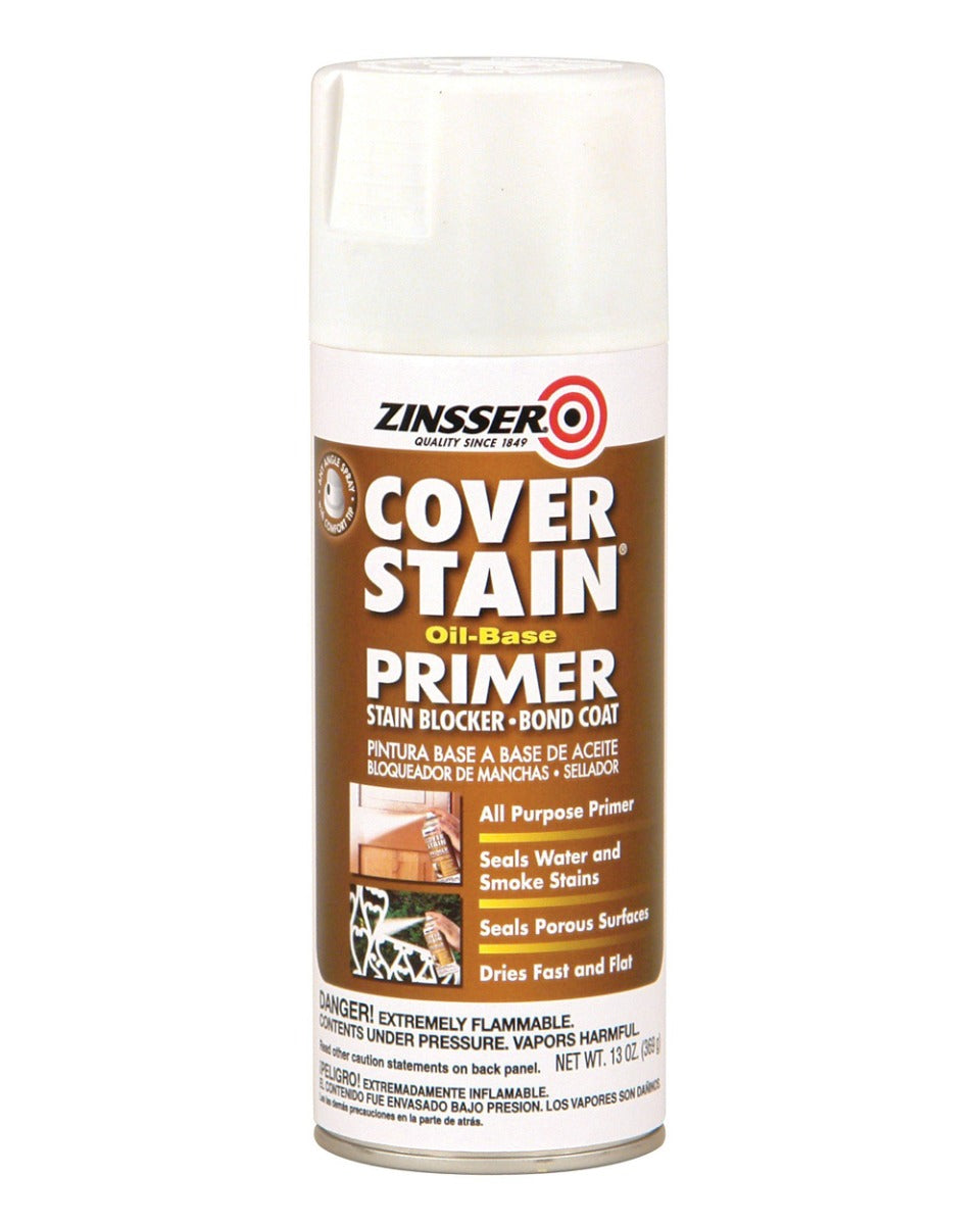 Zinsser High Performance Primer 13Oz Cover Stain Flat