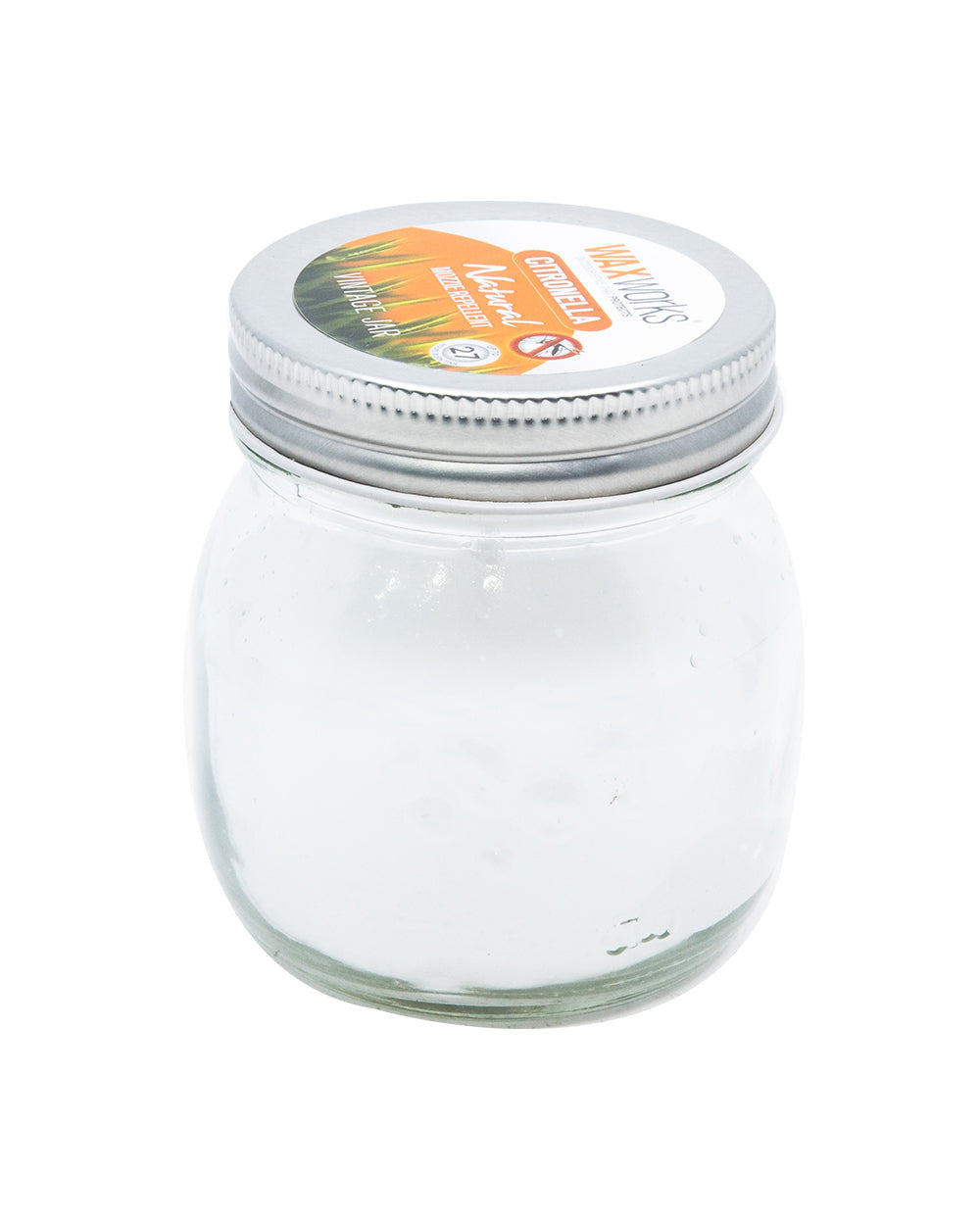 Waxworks Citronella Jam Jar Vintage