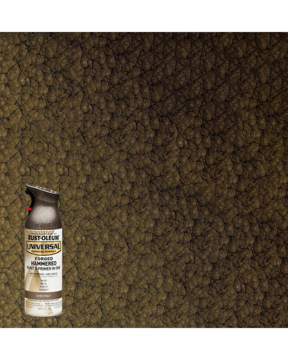 RustOleum Universal Forged Hammered Chestnut 12 Oz
