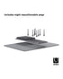 Umbra UDry Peg Drying Rack with Mat Charcoal