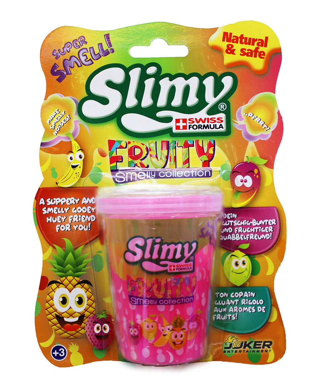 Slimy Fruity Smelly Natural Slime Assorted 1 piece 80 g