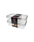 Visto Max 2.3 Liter Rectangle Storage Container Twin Pack with Clear Base & Lid