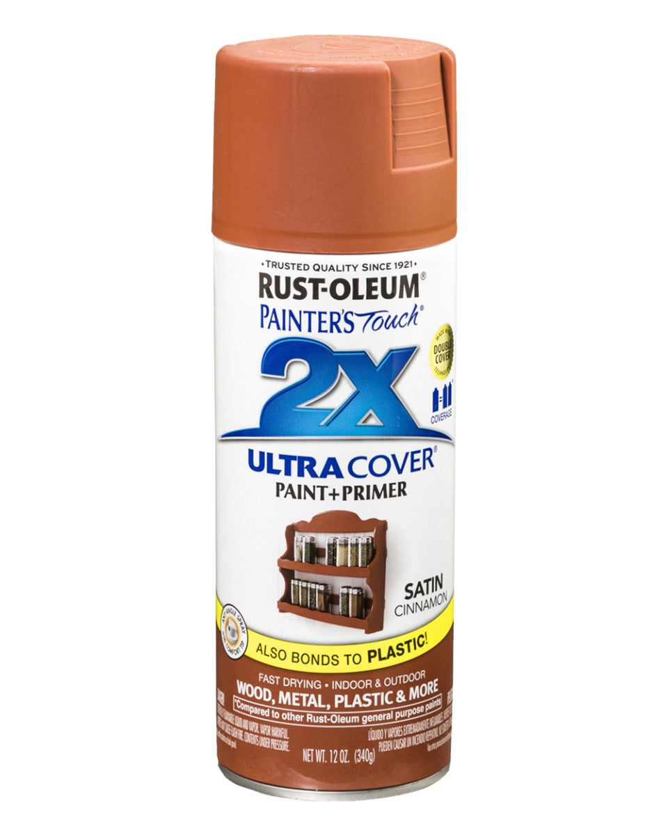 RustOleum PT 2X Ultra Cover Satin Cinnamon 12Oz