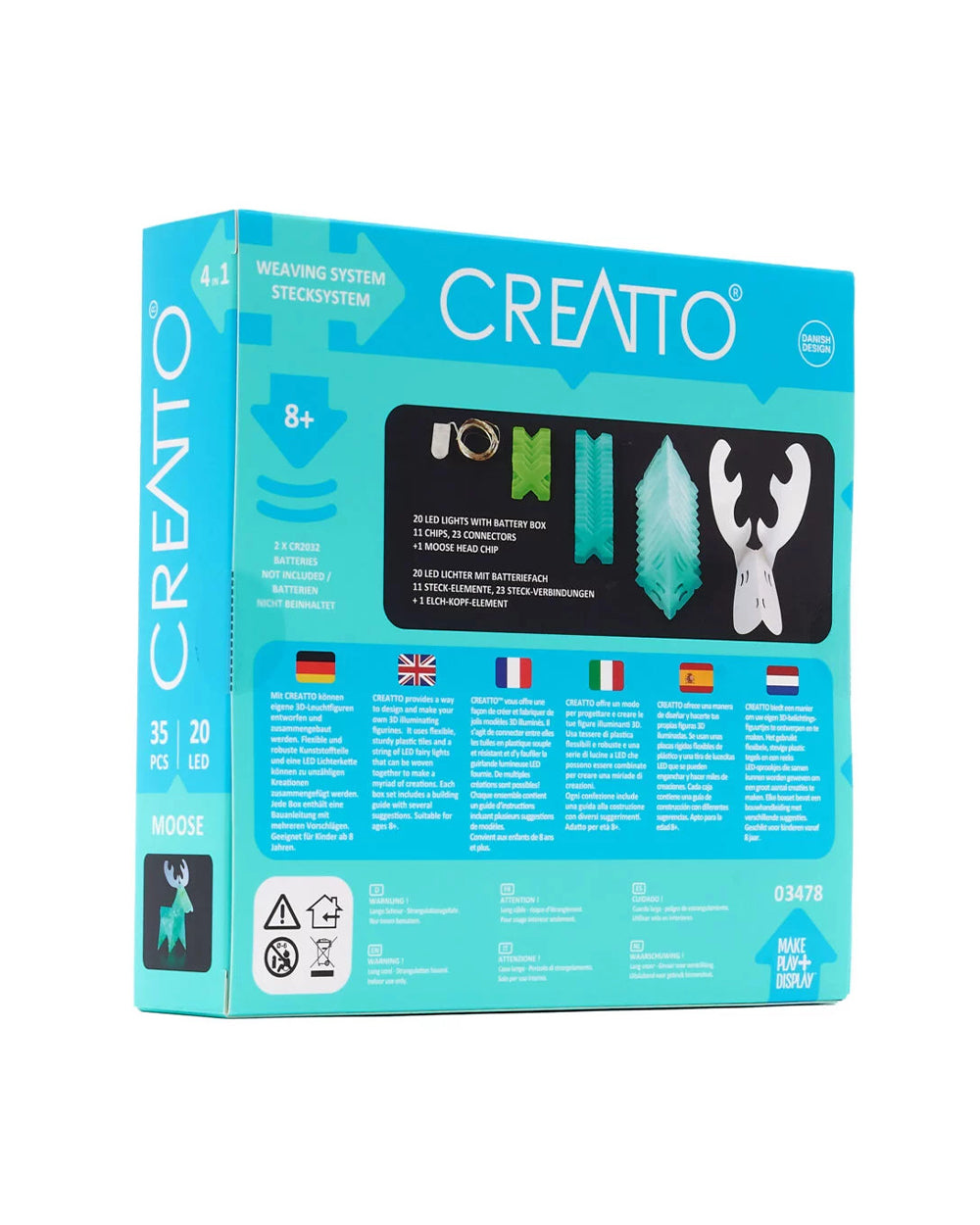 Thames & Kosmos Creatto Moose Light-Up Crafting Puzzle Kit