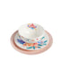 Spice By Tia Mowry Goji Blossom 12 Pieces Dinnerware Set Pink