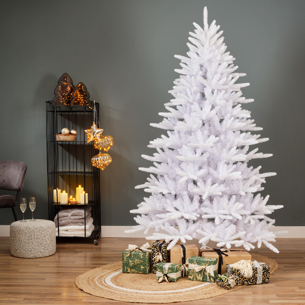 Homesmiths Copenhagen Fir Glitter 240cm