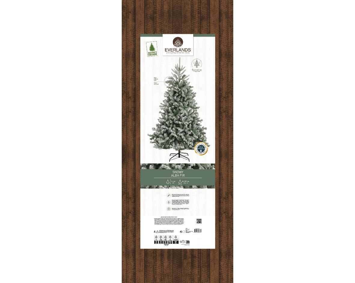 Homesmiths Alba Fir Snowy 240cm