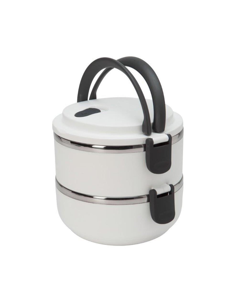 Simplify 48oz Round 2 Tier Stainless Steel Insulated Lunch Box Assorted 1 Pieces