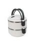 Simplify 48oz Round 2 Tier Stainless Steel Insulated Lunch Box Assorted 1 Pieces