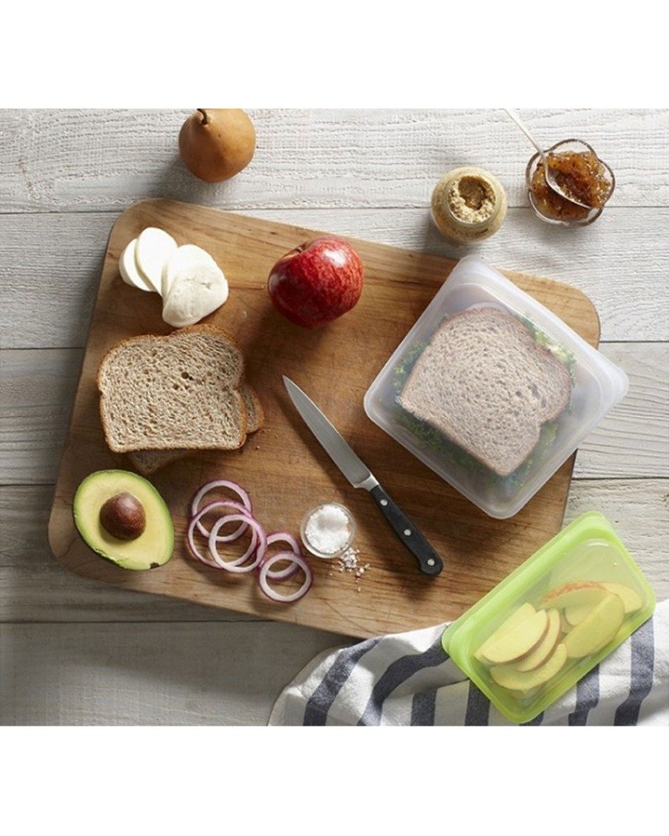 Stasher 400ML Reusable Silicone Sandwich Bag Clear
