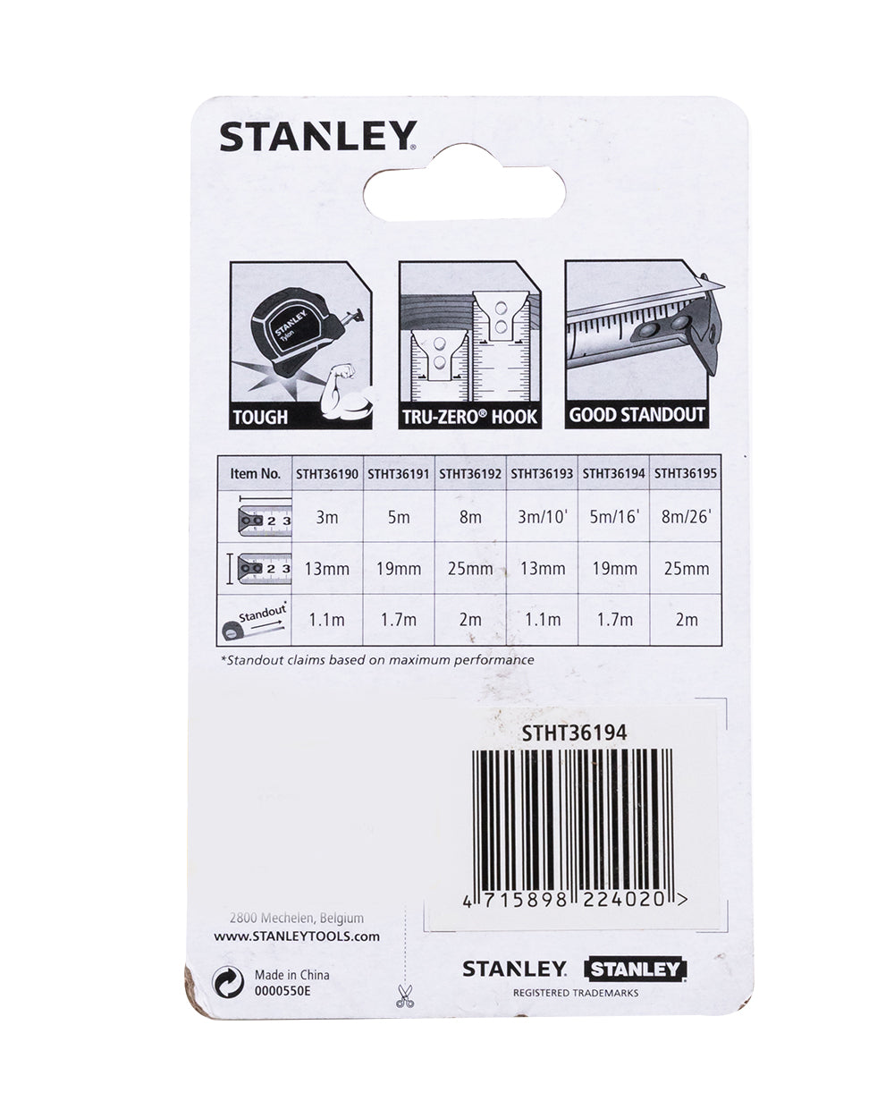 Stanley Measuring Tape 5 Metre