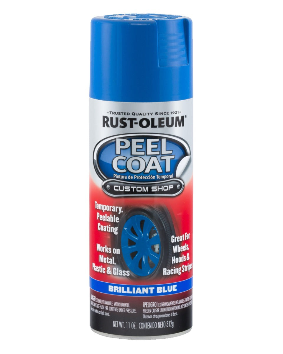 RustOleum Peel Coat Brilliant Blue 11Oz Matte