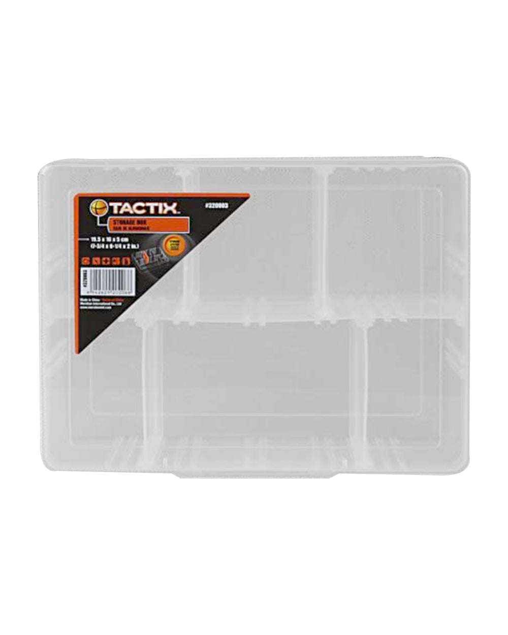 Tactix Storage Box 6 Compartment Medium