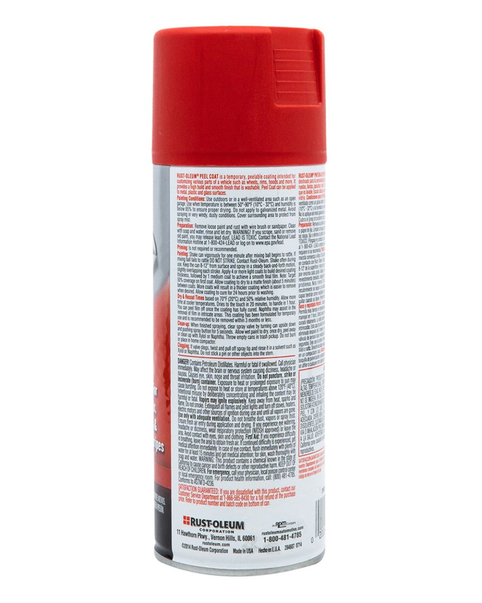 RustOleum Peel Coat Red 11Oz Matte