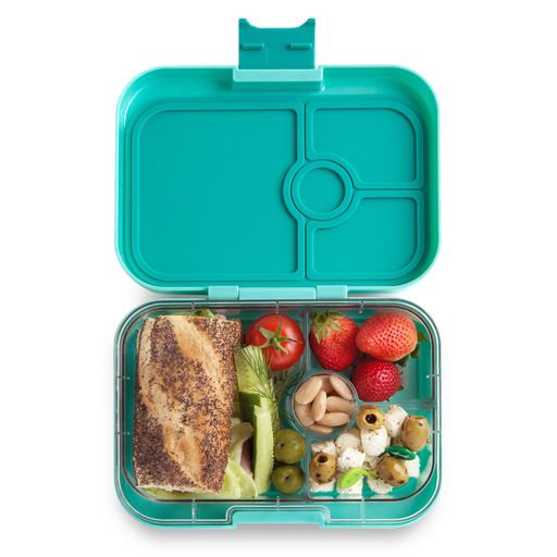 Yumbox Panino 4-Compartment Leakproof Bento Box Surf Green