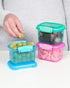 Sistema Rectangular Lunch Colored 3 Pack 400ML