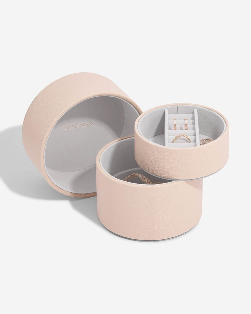 Stackers Bedside Jewellery Box Pod Blush Pink