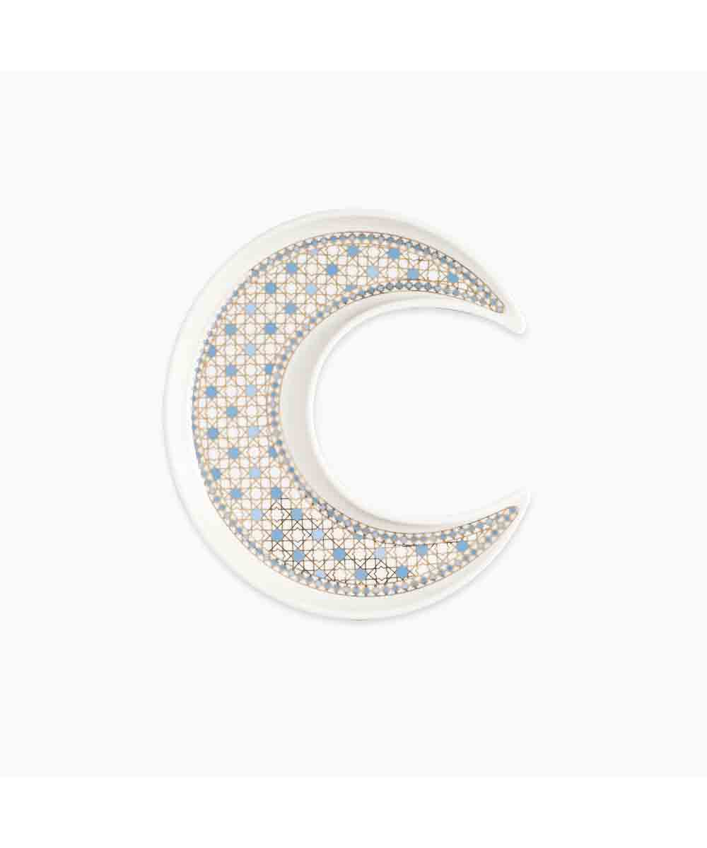 Rosa Arabesque Crescent Serving Dish