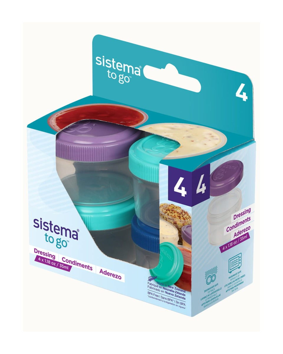 Sistema Dressing To Go 4 Pack