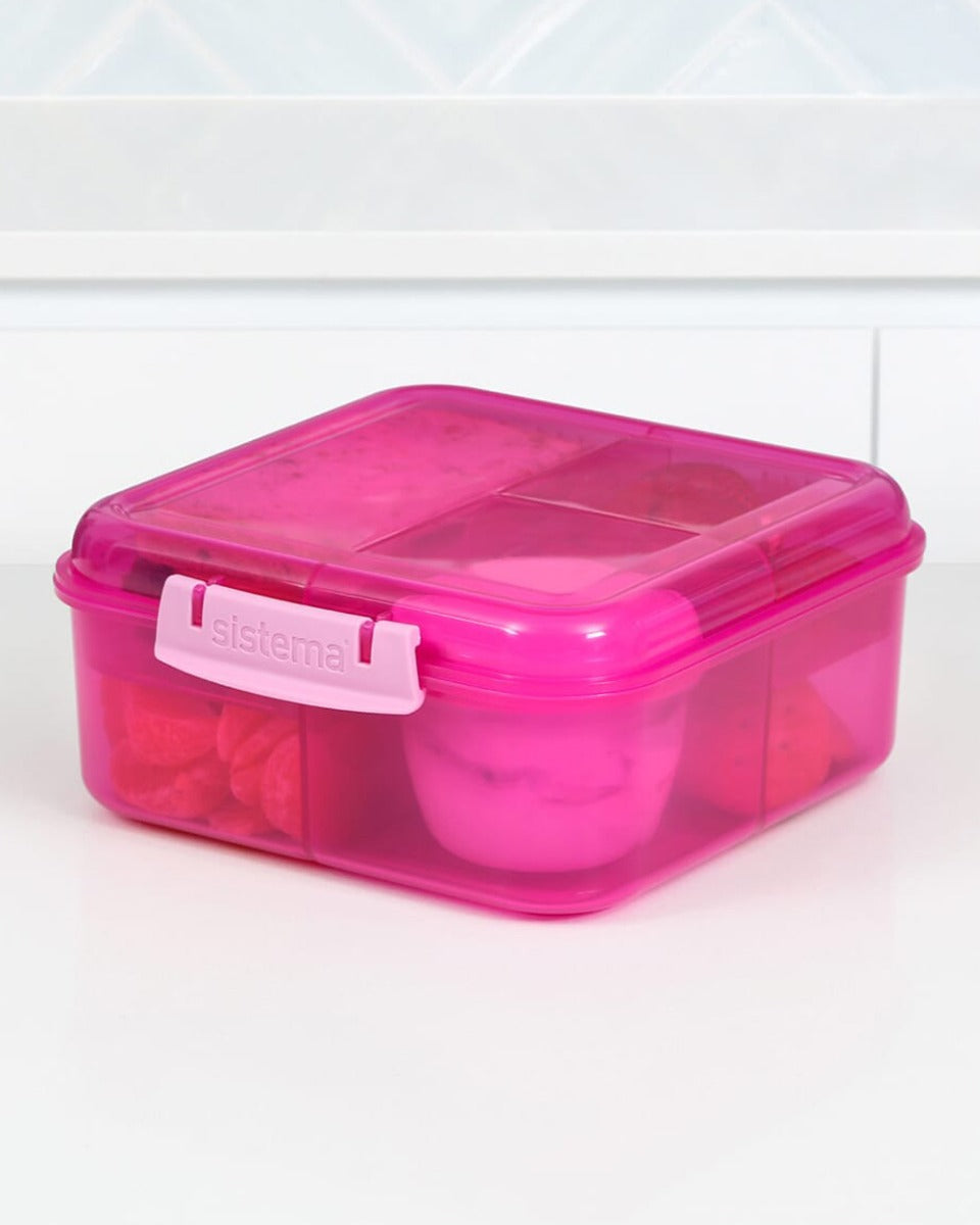 Sistema Bento Cube Lunch 1.25L Pink