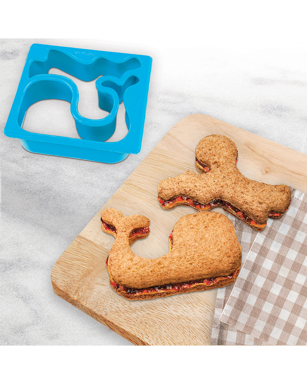 Tovolo Sandwich Shaper Whale & Octopus