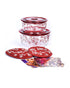 Temptations Floral Lace All-In-One Bakers Bundle of 7 Piece Cranberry