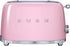 Smeg 2 Slice Toaster Pink