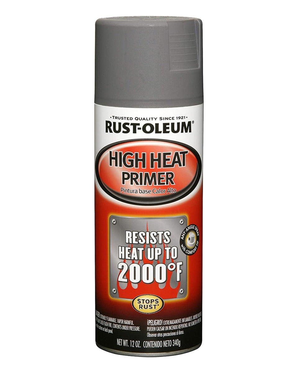 RustOleum Automotive High Heat Primer Spray Paint, Gray