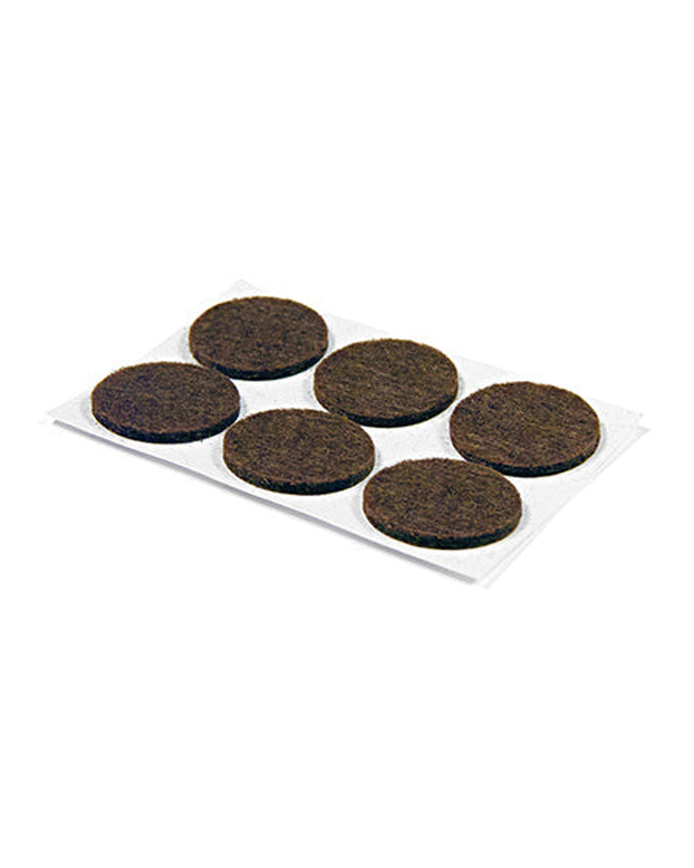 Tru-Guard 0.75 inch Brown Felt Pad Pack of 6