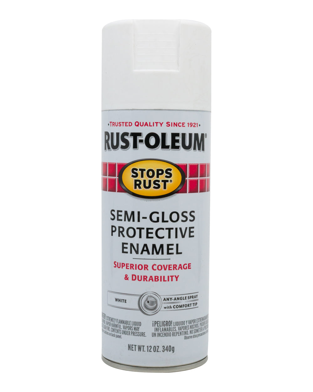 RustOleum Stops Rust Semi Gloss Protective Enamel White
