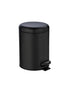 Wenko Pedal Bin Leman Black 5 Liter
