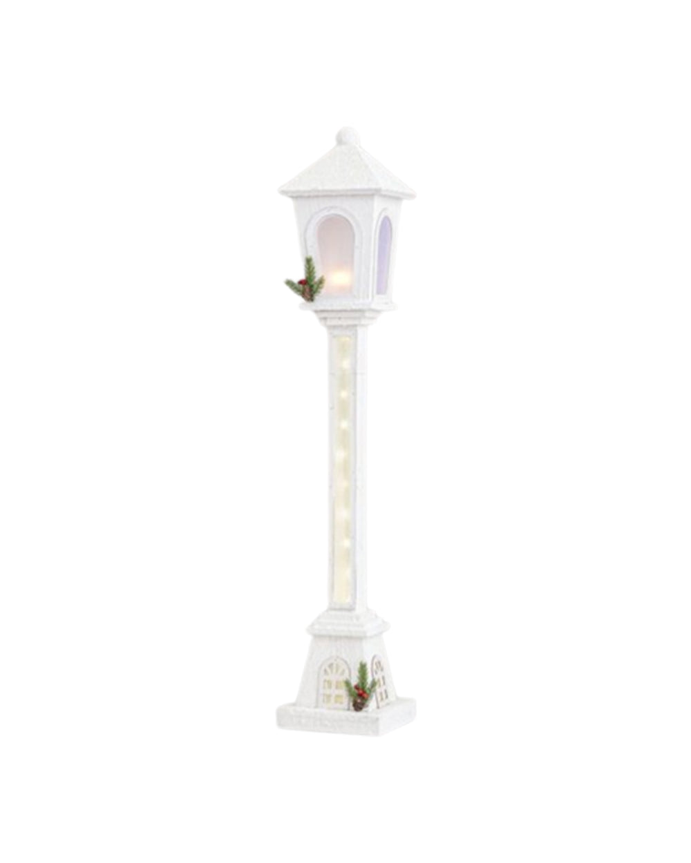 Swift 102cm Wooden Lantern with Led White